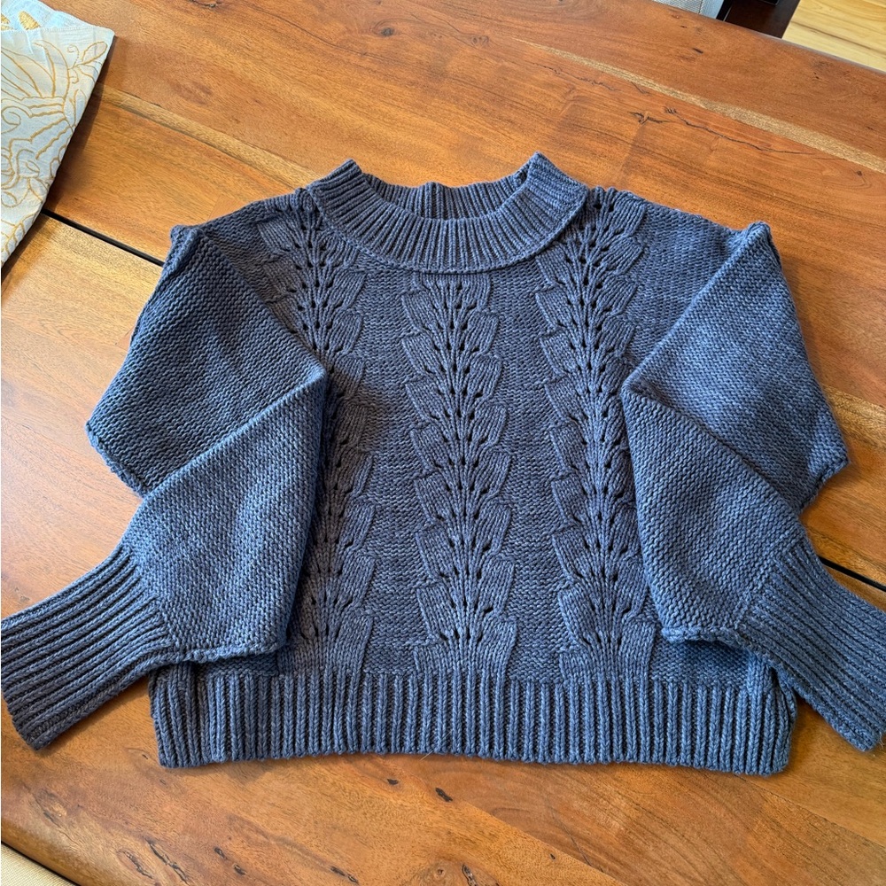 Free People Cable Knit Sweater